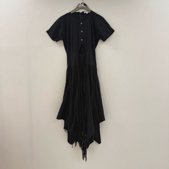 Bibhu Mohapatra  Cutout Fringe Dress 🧡 - Picture 3 of 10